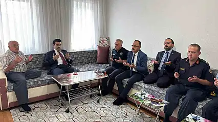Tomarza'da Gaziler Günü'nde anlamlı ziyaret