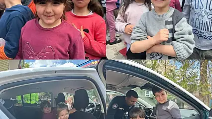 Tomarza'da minik öğrencilere trafik eğitimi