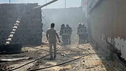 İşyerinde çıkan yangın söndürüldü
