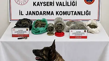 Jandarma operasyonunda bin 200 gram uyuşturucu ele geçirildi