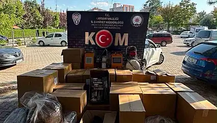 Kayseri'de 270 bin makaron ele geçirildi: 1 gözaltı