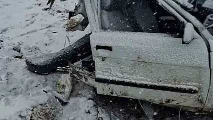 Tomarza'da trafik kazası: 2 yaralı