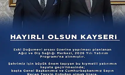 AK Parti İl Başkanı Okandan'dan 'Diş Sağlığı Merkezi' teşekkürü