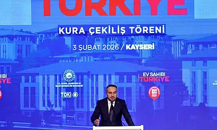 Bakan Yardımcısı Demiralp: 'Ev Sahibi Türkiye sloganıyla Kayseri'de 7 bin 562 konutumuzun kura çekimini gerçekleştiriyoruz'