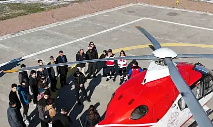 Başkan Büyükkılıç'ın özel projesi Bilişim Akademisi'nin öğrencileri, havacılık teknolojilerini yerinde inceledi