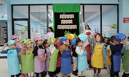 Büyükşehir'in miniklere özel merkezinde Minik Şefler Mutfakta etkinliği