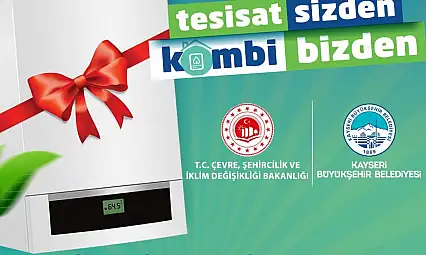 Büyükşehirin 'Tesisat Sizden, Kombi Bizden' projesi başvuruları devam ediyor