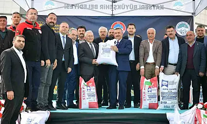 Çiftçiye 360 ton tohum dağıtıldı