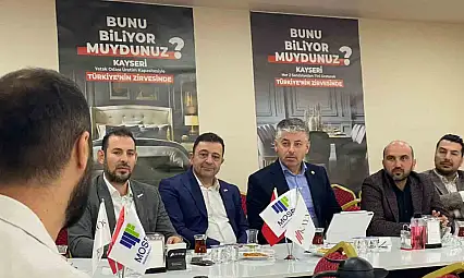 Çopuroğlu: 'Mobilyanın anavatanı da başkenti de Kayseri'dir'
