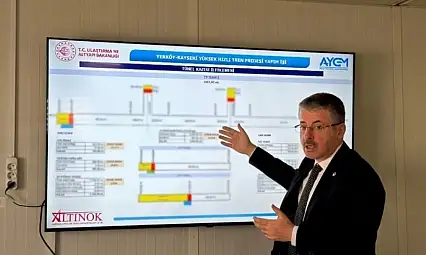 Çopuroğlu'ndan hızlı tren şantiyesine ziyaret
