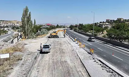 Hacılar Kayseri Caddesi'nde ilk etap trafiğe açıldı