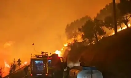 Kocasinan Belediyesi'nden İzmir orman yangınlarına destek