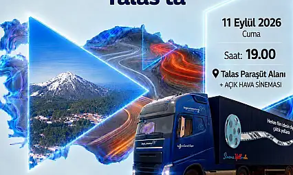 Sinema Tırı bu kez Talas'ta