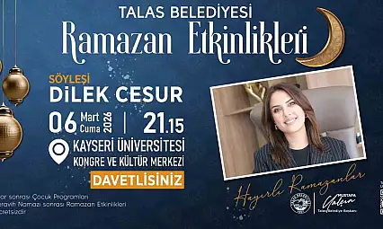 Talas'ın Ramazan etkinliklerinde 3. hafta heyecanı