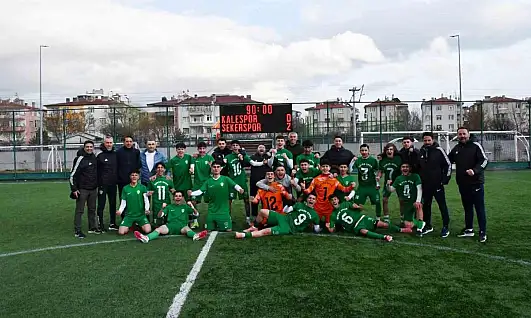 Kayseri U18 Ligi Play-Off: Kayseri Şekerspor: 2 - Kalespor: 0