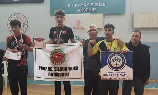 Yatılı bölge okulundan Türkiye üçüncülüğüne