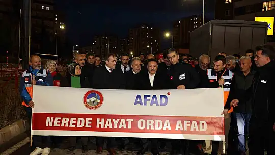 'Asrın felaketi'nin 3. yılında Kayseri'de sessiz yürüyüş