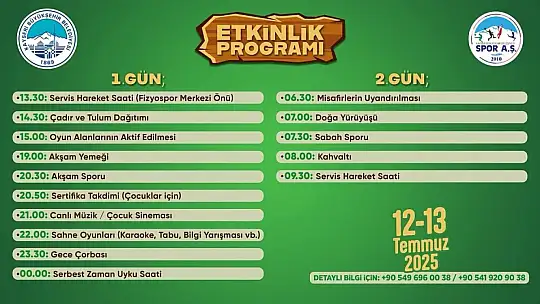 'Doğa Seni Çağırıyor' Doğa Kampı'na kayıtlar başladı