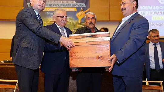 'Kovan sizden arı bizden' projesine üreticiden tam not