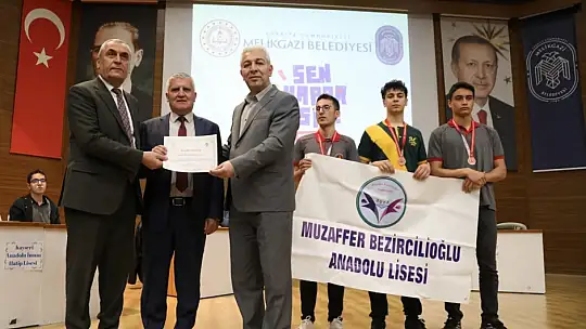 'Sen Yaparsın Melikgazi' Tarih Yarışması'nın finali yapıldı