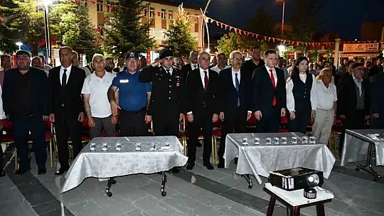 15 Temmuz Şehitleri Tomarza'da dualarla anıldı