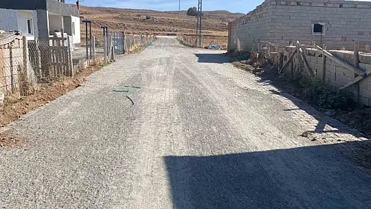 17 kırsal mahalleye 50 bin metrekarelik kilitli parke yatırımı