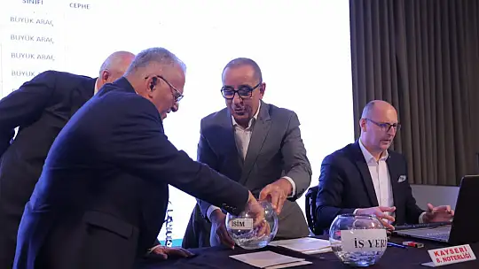 2. Etap Yeşilyurt Oto Sanayi Sitesinde kura heyecanı