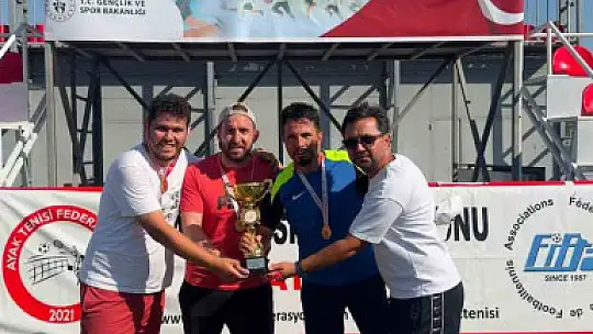 30 Ağustos Zafer Kupası Ayak Tenisi Müsabakaları tamamlandı
