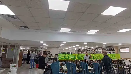 7/24 Merkez Halk Kütüphanesi yenileniyor