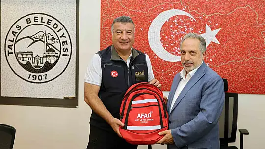 AFAD heyetinden Talas Belediyesi'nin örnek projesine yerinde inceleme