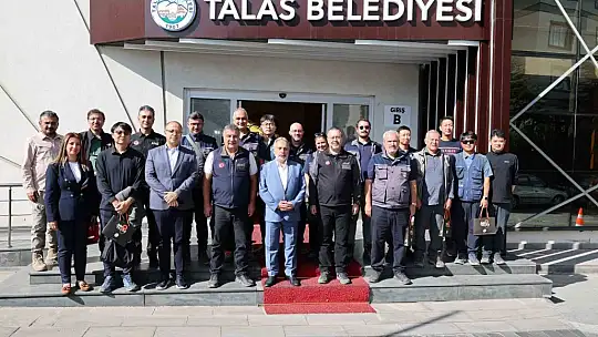 AFAD heyetinden Talas Belediyesi'nin örnek projesine yerinde inceleme