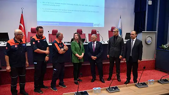 AFAD tarafından belediye personeline eğitim verildi