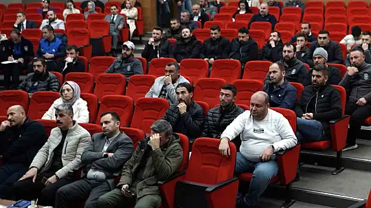 Afetlere karşı daha bilinçli olunması için Melikgazi personeline eğitim verildi