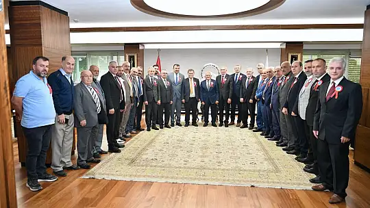 Ahilik kutlama heyetinden Başkan Büyükkılıç'a ziyaret