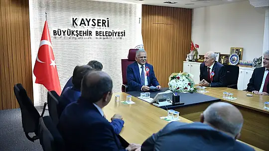 Ahilik kutlama heyetinden Başkan Büyükkılıç'a ziyaret