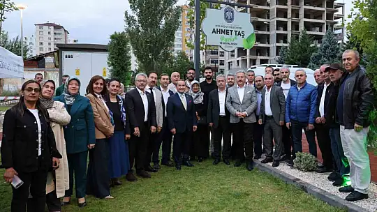 Ahmet Taş Parkı ve Sosyal Tesisi hizmete açıldı