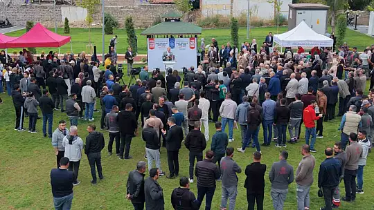 Ahmet Taş Parkı ve Sosyal Tesisi hizmete açıldı