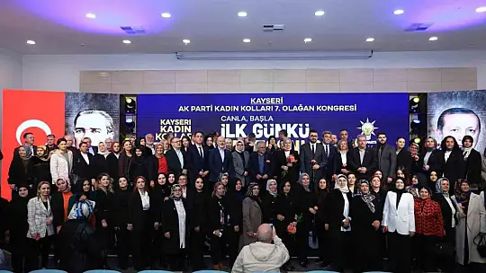 AK Parti 7'nci Olağan İl Kadın Kolları Kongresi yapıldı