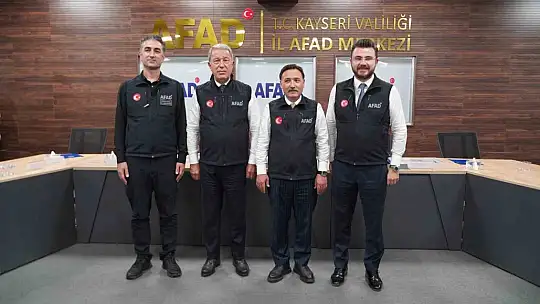 AK Parti Kayseri Teşkilatı AFAD'da Genel Durum Değerlendirme Toplantısı'na katıldı