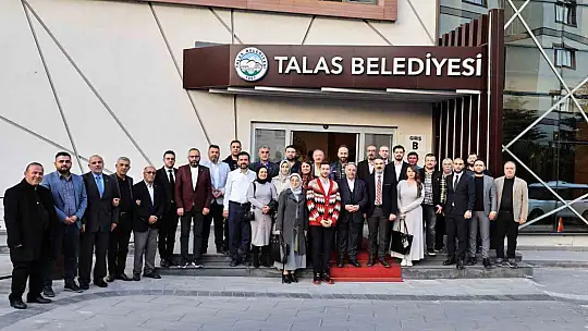 AK Parti Talas Teşkilatı'ndan Başkan Yalçın'a ziyaret