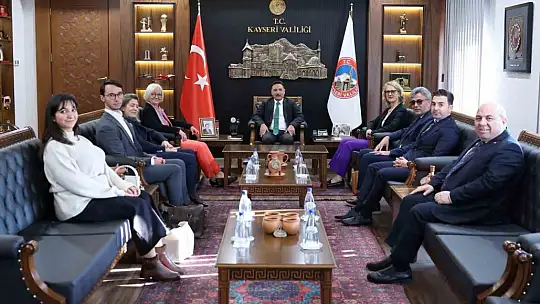 Almanya Federal Cumhuriyeti Büyükelçisi Sorg'dan Vali Çiçek'e ziyaret