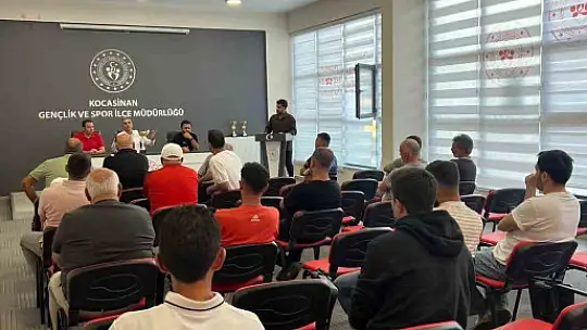 Amatörde antrenman sahaları için kura çekimi yapıldı