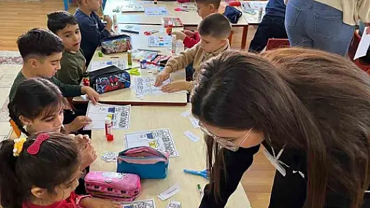 Ana sınıfı öğrencileri geri dönüşüm hakkında bilgilendirildi