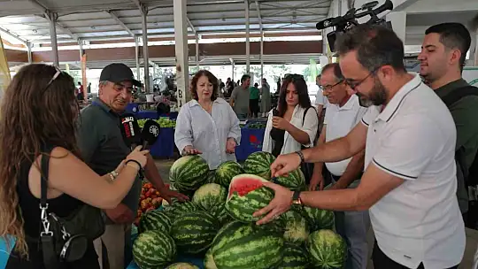 Anadolu'da tek, Türkiye'de sayılı olan 'Yüzde 100 Ekolojik Pazar' açıldı