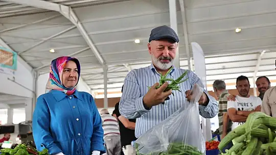Anadolu'da tek, Türkiye'de sayılı olan 'Yüzde 100 Ekolojik Pazar' açıldı