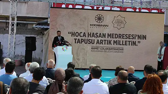 Anadolu Selçuklularının Kayseri'deki ilk medresesi yeniden ayağa kalkacak
