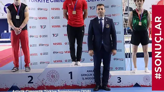 Artistik cimnastikte Kayseri'den tarihi başarı