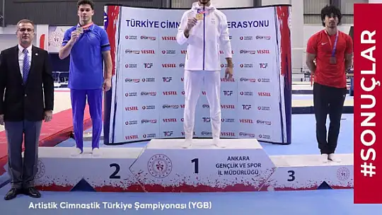 Artistik cimnastikte Kayseri'den tarihi başarı