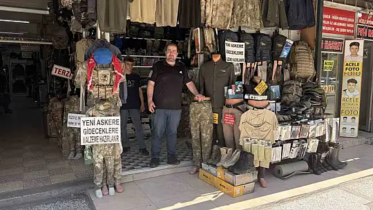 Asker gideceklere malzeme önerisi
