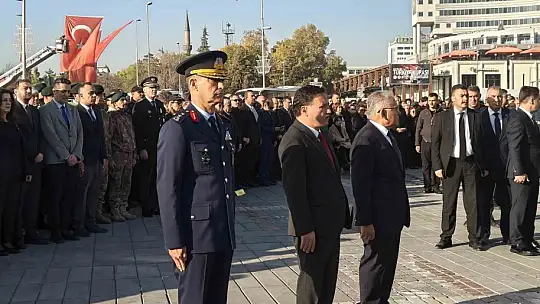Atatürk, ebediyete irtihal edişinin 87. yılında Kayseri'de saygıyla anıldı